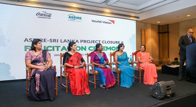 කොකා-කෝලා පදනම සහ වර්ල්ඩ් විෂන් ලංකා එක්ව ශ්‍රී ලංකාවේ ප්ලාස්ටික් අපද්‍රව්‍ය එකතු කරන්නන් හා ප්‍රතිචක්‍රීයකරණය වෙනුවෙන් ක්‍රියාත්මක කළ ASPIRE ව්‍යාපෘතිය සාර්ථකව අවසන් වෙයි