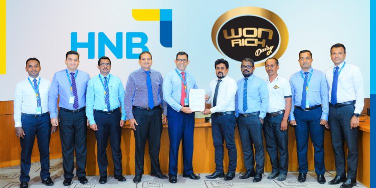 HNB හි වටිනාකම් දාම මූල්‍යකරණය වැඩසටහන Wonrich සමඟ එක් වෙමින් කිරි ගොවිතැන නඟා සිටුවීමට කැප වෙයි