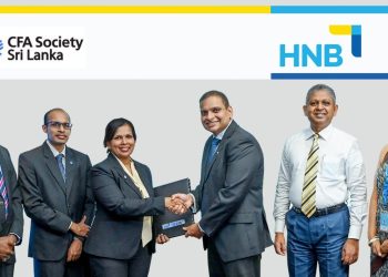 CFA සිසු දරුදැරියන්ට අධ්‍යාපනික ණය හඳුන්වා දීම සඳහා HNB, CFA Society Sri Lanka සමඟ අත්වැල් බැඳගනී