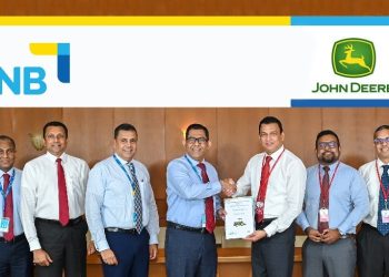 HNB, සිංගර් සමඟ එක්ව ජෝන් ඩියර් ට්‍රැක්ටර් සහ කෘෂි යන්ත්‍රෝපකරණ සඳහා විශේෂ මූල්‍ය පහසුකම් පිරිනමයි