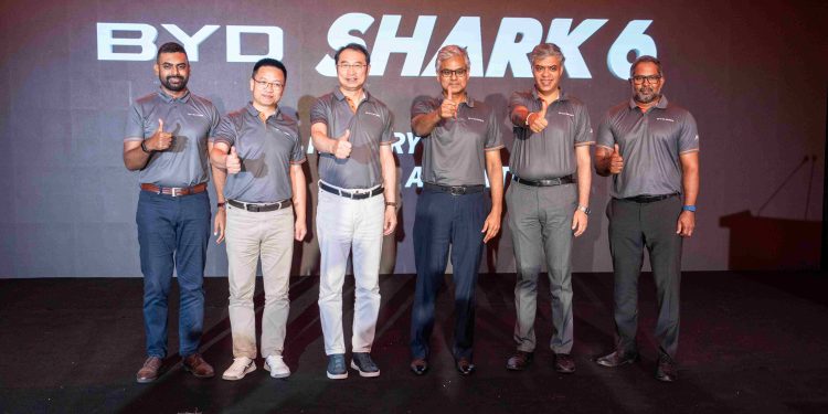 BYD ශ්‍රී ලංකාවේ ප්‍රථම Plug-In Hybrid Pickup ට්‍රක් රථය SHARK 6 එළිදක්වයි