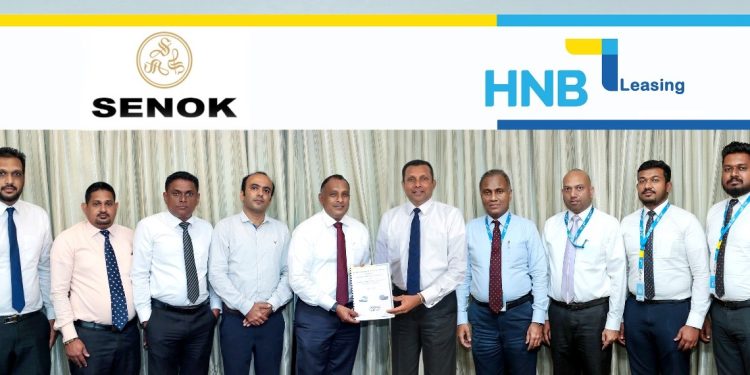 Eicher වාණිජ වාහන සඳහා පහසු ලීසිං විසඳුම් ලබා දීමට HNB සහ Senok හවුල්කාරීත්වයක