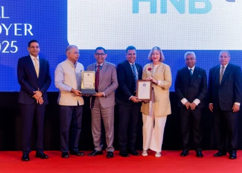 HNB ශ්‍රී ලංකාවේ විශිෂ්ටතම සේවායෝජකයින් 10 දෙනා අතරට එක් වෙයි