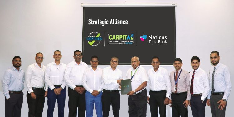 நேஷன்ஸ் ட்ரஸ்ட் வங்கியுடன் இணைந்து தனது CARPITAL ஆலோசனை சேவையை விரிவுபடுத்தும் DIMO