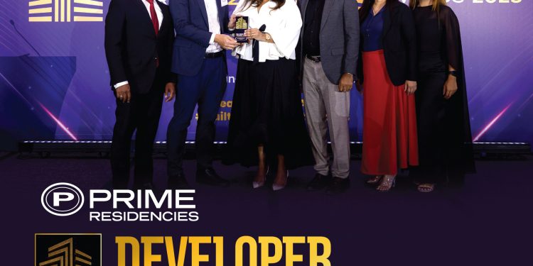 Prime Lands Residencies PLC crowned most coveted ‘Developer of the Year Sri Lanka’ title at prestigious Real Estate Asia Awards 2025