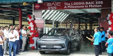 1,000 இற்கும் மேற்பட்ட BAIC X55 SUV ரக வாகனங்கள் இலங்கை வீதிகளில்