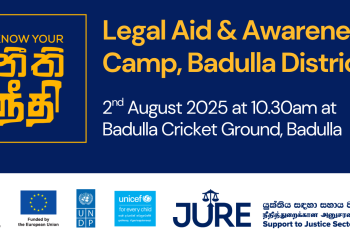 ‘Know Your Neethi’ Legal Aid & Awareness Camp to Empower Communities in Badulla
