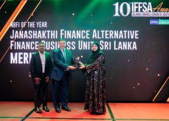 Janashakthi Finance leads the way in Islamic Finance excellence at IFFSA Awards