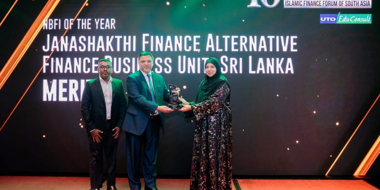 Janashakthi Finance leads the way in Islamic Finance excellence at IFFSA Awards